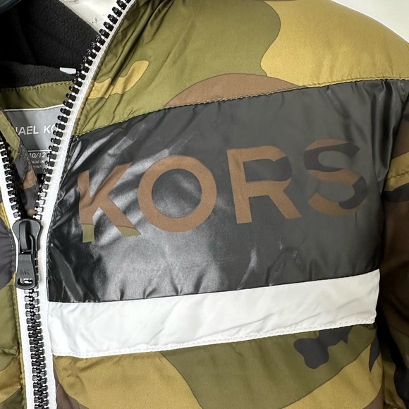 Michael Kors Camouflage Puffer Jacket - Picture 3 of 16